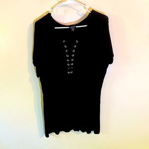 Torrid Lace-up Shirt